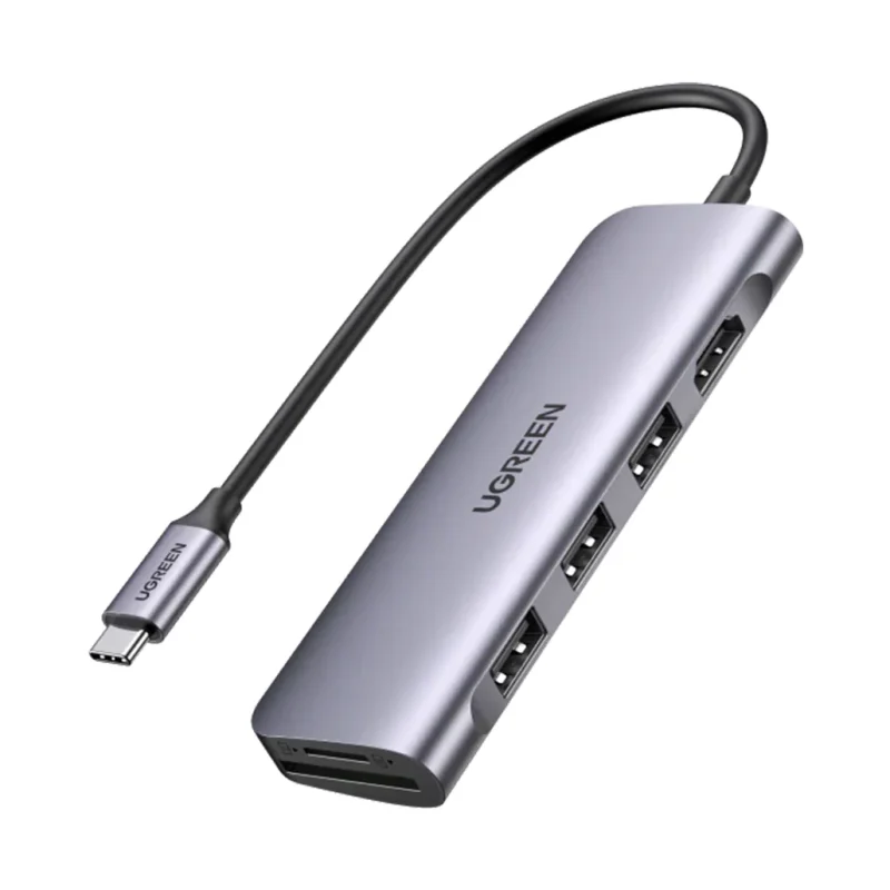 هاب 6 پورت USB-C مدل 60383-CM511 یوگرین